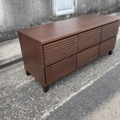 テレビボード　テレビ台　棚　収納棚　ローボード【横120奥43.5高53】の画像