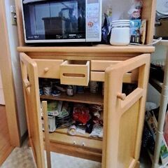 食器棚(中古)木製の画像