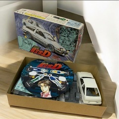 プラモデル 頭文字D ハチロクトレノ フジミ模型 1/24 藤原拓海 イニシャルD 1983年 前期型 1600GT APEX 自宅保管品 現状品の画像