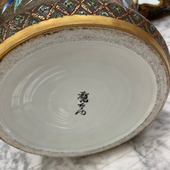有田焼 飾り壺 台座込 約70センチ の画像