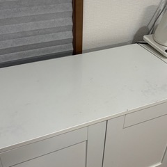 0円❗️IKEA ブリムネス（BRIMNES）キャビネット 扉付き・ホワイト 2台セットの画像