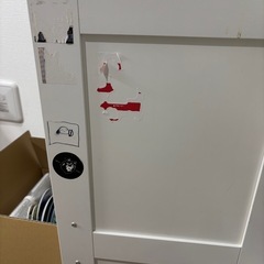 0円❗️IKEA ブリムネス（BRIMNES）キャビネット 扉付き・ホワイト 2台セットの画像