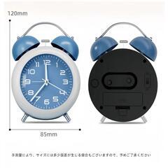 目覚まし時計 アラーム時計 大音量 双鈴 電池式の画像