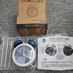 目覚まし時計 アラーム時計 大音量 双鈴 電池式の画像