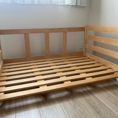 ひのきすのこワゴン 押入れ収納 布団収納2点の画像