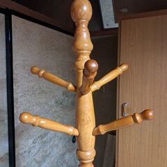 洋服掛けポールの画像