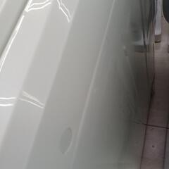 【ドリーム尾浜店】4.5kg洗濯機　ヤマダ　YWM-T45A1　WH　※横ハガレ　キズあり　高さ(H)89×幅 (W)56.5×奥行(D)53.4(cm)の画像