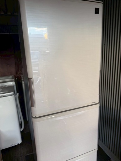美品】SHARP 3ドア冷蔵庫 350L 2016年製 SJ-PW35C-C (ECOイチ