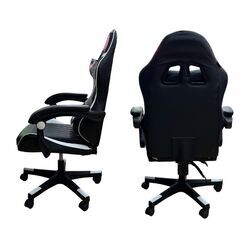 【REGASTOCK 川崎店】GTBOY PIKPOK ゲーミングチェア オフィスチェア オフィス ゲーム用 リクライニング デスク パソコンチェア 椅子 テレワーク ブラック×ホワイトの画像