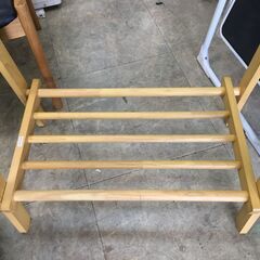 木製A型ハンガーラックの画像