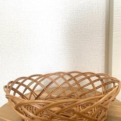 インテリア　かご　ナチュラルの画像