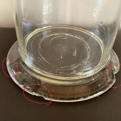 ガラス容器（標本瓶）の画像