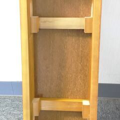 △ 木製踏み台  踏台 ふみだい 木製 高さ 10cm 横幅 74cm 奥行 23.8cm 傷ありの画像