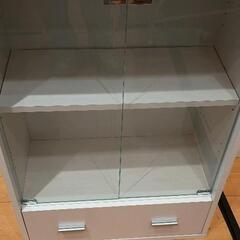 0731-206 ガラス扉付キャビネットの画像