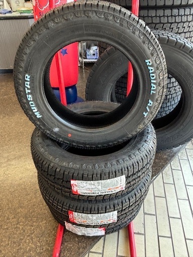 タイヤ　マッドスター　ラヂアルA/T 165/65R14 4本