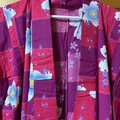 美品　浴衣　フリーサイズ　子供〜大人レディースの画像