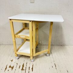  24786  キャスター付きバタフライ　キッチン収納ワゴン 不二貿易   ◆大阪市内・東大阪市他 6,000円以上ご購入で無料配達いたします！◆ ※高槻・枚方方面◆西宮・尼崎方面◆生駒方面　それぞれ条件付き無料配送あり！            の画像
