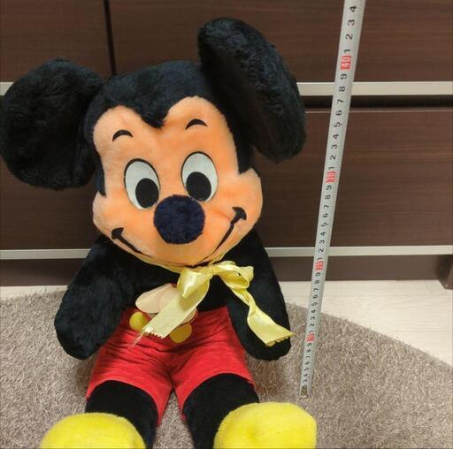 【激レア】ミッキーの手　レトロ　ぬいぐるみ 東京ディズニーランド 当時物ぬいぐるみ昔 ミッキーミニータグ
