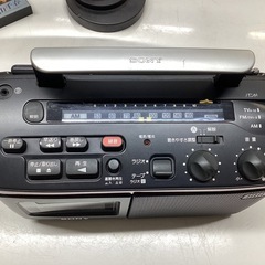 万代店　SONYレトロ カセットラジオ ラジカセ 1997年製の画像
