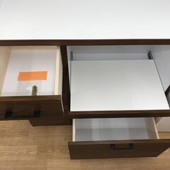 ★リユースのサカイ春日部店★KJ11124  食器棚 ブラウン H181×W89×D42 クリーニング済みの画像