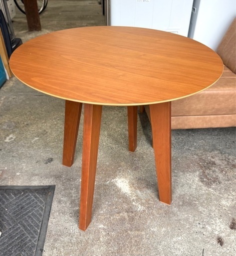 札幌市内配送可 美品 BICASA ビカーサ 1Pダイニングセット 1人掛けソファ コーヒーテーブル アメリカ西海岸風 カフェスタイル