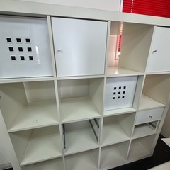 中古　IKEA 棚3台　ガラステーブルの画像