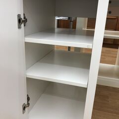 ★リユースのサカイ春日部店★KJ11125 IKEA デスク ホワイト H75×W105×D50 クリーニング済みの画像