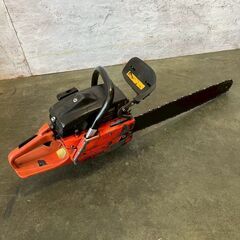 パワーメイト エンジンチェーンソー 動作確認済 68cm チェーンソー 伐採機 型番不明 工具 切断機 本体のみ DIY エンジン Y1974の画像