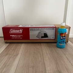 試し組のみ美品　【新作】Coleman ファミリースクリーンシェードDRの画像