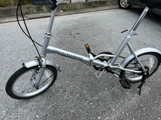 折りたたみ自転車 シルバー　引き取り限定‼️乗って帰れます‼️ 折りたたみ自転車(シルバー) (まこっち) 首里の折りたたみ自転車