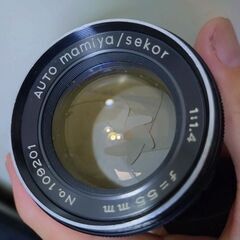 優良品　AUTO mamiya/sekor 55mm F1.4の画像