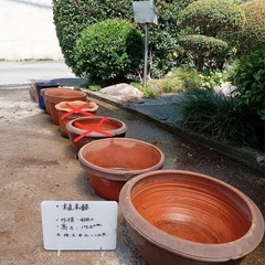 植木鉢各種の画像