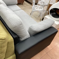 🛋️3Pソファ🛋️3人掛け🛋️アイスグレー🛋️ゆったり🛋️ファブリック🛋️2282の画像