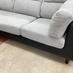 🛋️3Pソファ🛋️3人掛け🛋️アイスグレー🛋️ゆったり🛋️ファブリック🛋️2282の画像