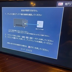 在庫整理〜格安〜早い物勝ち！58型液晶テレビ　ハイセンス58S6E画面ノイズジャンク②
の画像