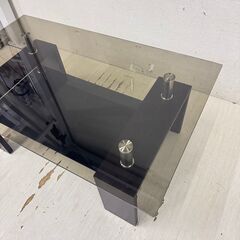  24801  2段センターテーブル　ガラスローテーブル    ◆大阪市内・東大阪市他 6,000円以上ご購入で無料配達いたします！◆ ※高槻・枚方方面◆西宮・尼崎方面◆生駒方面　それぞれ条件付き無料配送あり！            の画像