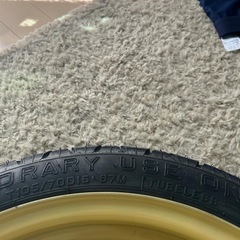 新品Toyotaスペアタイヤ　1本
の画像