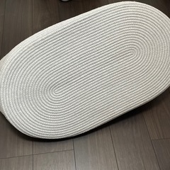 	PUPPAPUPO クーファン ロープ編み 敷きマット付き クーハン ベビーキャリー かご ベビー バスケット 赤ちゃん 退院 シンプルの画像