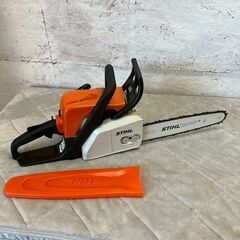 【STIHL】スチール エンジンチェーンソー MS170C 動作確認済 チェーンソー 木工 伐採機 軽量 コンパクト エンジン 状態良好 Y1976の画像