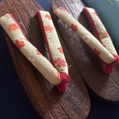 新品未使用 浴衣 下駄セットの画像