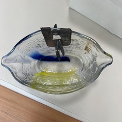【おしゃれなガラス製蚊取り線香ホルダー】ガラス製クラフト蚊取り器(遥香) セイトウ　石塚硝子 蚊取り線香ホルダーの画像