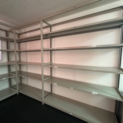 引き取り限定　まとめて業務用　棚　2連結2台　1連結1台の画像