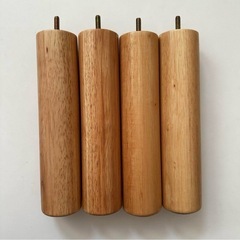 無印良品 木製ベッド脚 4本セット26cm, M8の画像