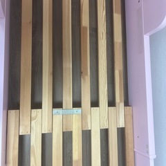 IKEA 伸長式ベッド ピンクの画像