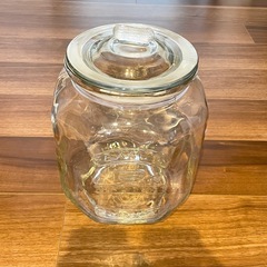 ガラスジャー　米びつ　7L  アンティーク調の画像