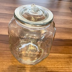 ガラスジャー　米びつ　7L  アンティーク調の画像