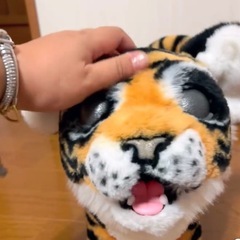 【ぬいぐるみロボット🤖】ふわふわ可愛い❣️虎 のぬいぐるみロボットの画像