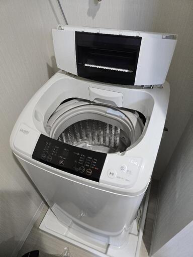 【中古】Haier4.5kg  洗濯機 Haier (ハイアール) 全自動洗濯機 4.5kg JW-E45CE 2020年製