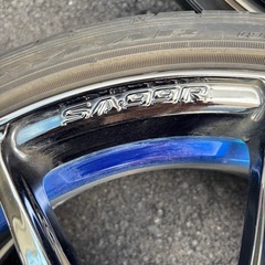 SA-99r 17インチ 195/40R17 社外 タイヤ ホイール 中古品 wedsの画像