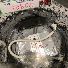 配送可【ニトリ】6K洗濯機★2021年製　分解クリーニング済み/6ヶ月保証付き【管理番号13107比】の画像